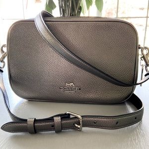 NEW Coach Jes Crossbody purse in gunmetal (SILVER) colour 😍